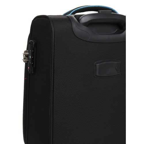 Чемодан мини XS тканевый Snowball 22204 46×33×18см 28+7см Черный