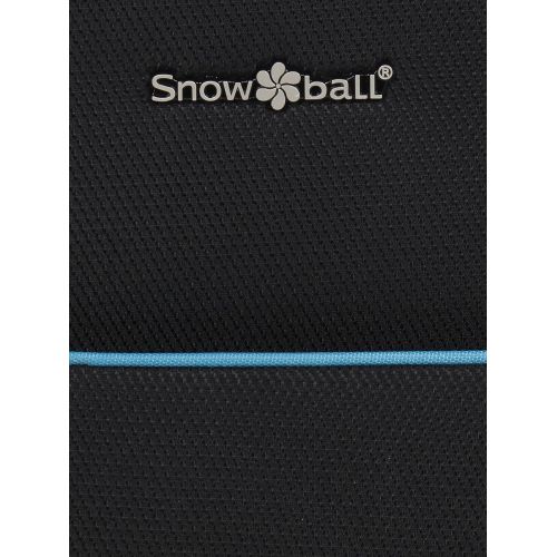 Чемодан мини XS тканевый Snowball 22204 46×33×18см 28+7см Черный