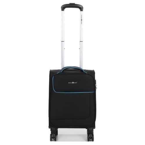 Чемодан мини XS тканевый Snowball 22204 46×33×18см 28+7см Черный