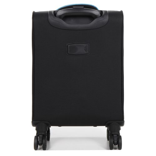 Чемодан мини XS тканевый Snowball 22204 46×33×18см 28+7см Черный