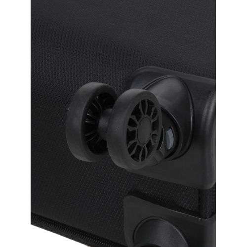 Чемодан мини XS тканевый Snowball 22204 46×33×18см 28+7см Черный