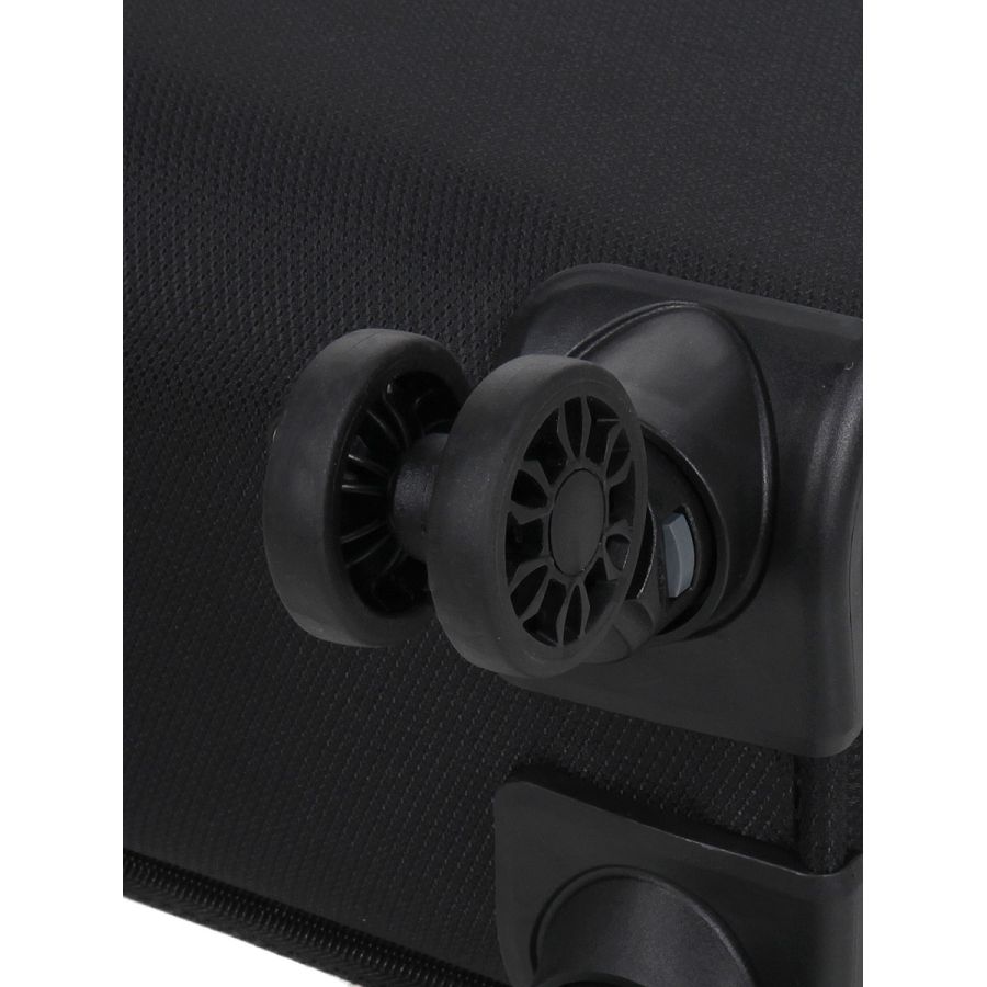 Чемодан мини XS тканевый Snowball 22204 46×33×18см 28+7см Черный