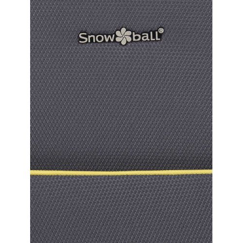 Чемодан маленький S тканевый Snowball 22204 58×36×22см 35+9см Серый