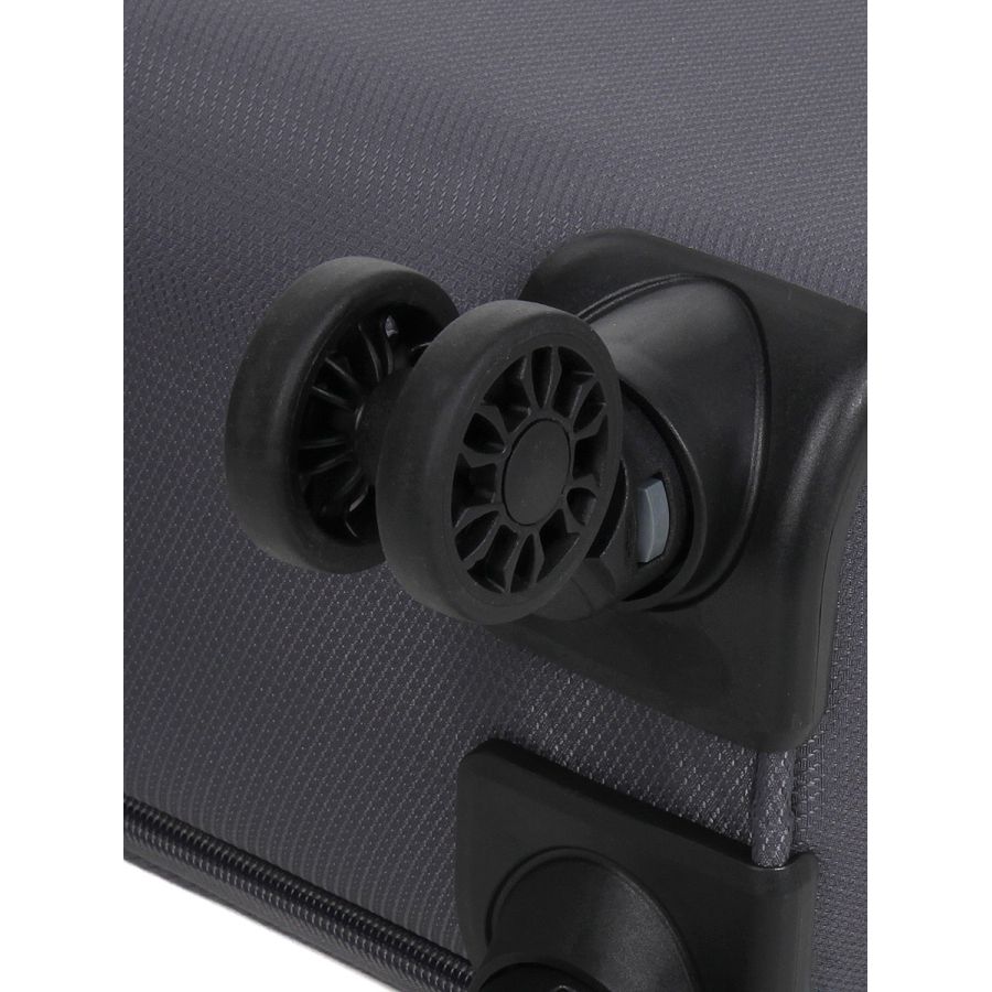 Чемодан мини XS тканевый Snowball 22204 46×33×18см 28+7см Серый