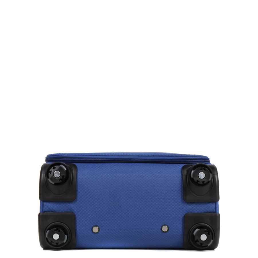 Чемодан мини XS тканевый Snowball 22204 46×33×18см 28+7см Синий