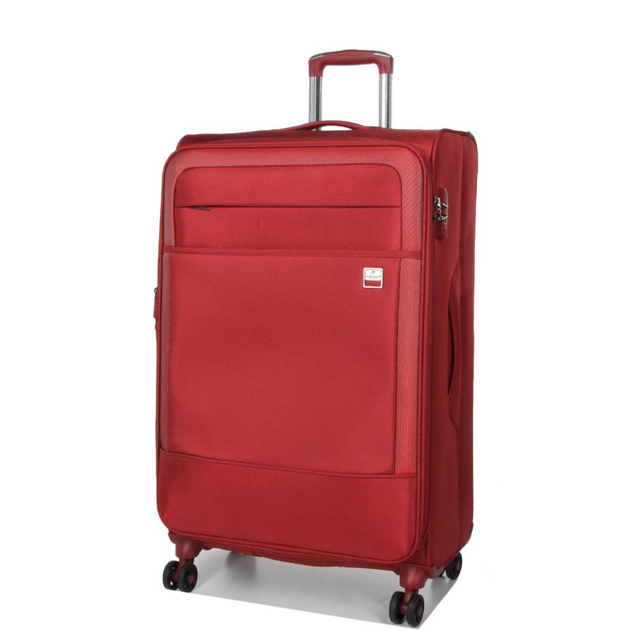 Чемодан большой L тканевый Airtex 832 80×48×32см 103л Красный
