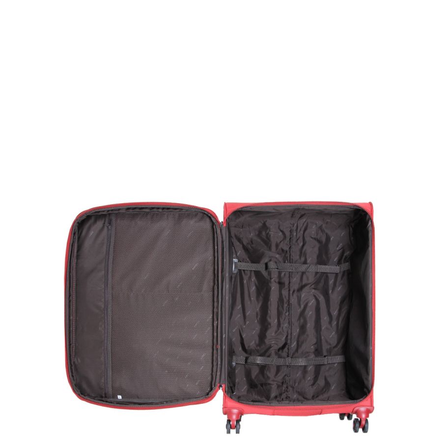 Чемодан большой L тканевый Airtex 832 80×48×32см 103л Красный