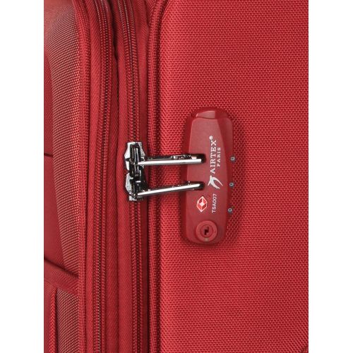Чемодан большой L тканевый Airtex 832 80×48×32см 103л Красный