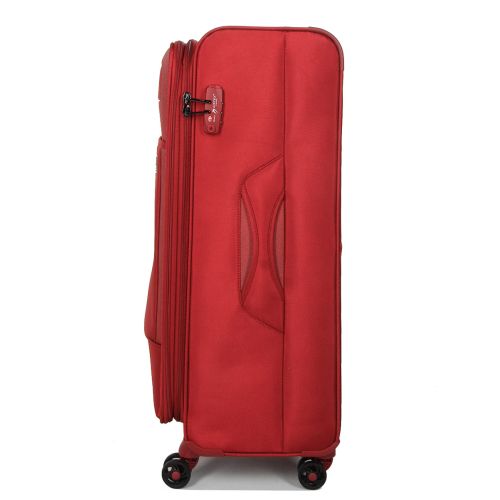 Чемодан большой L тканевый Airtex 832 80×48×32см 103л Красный