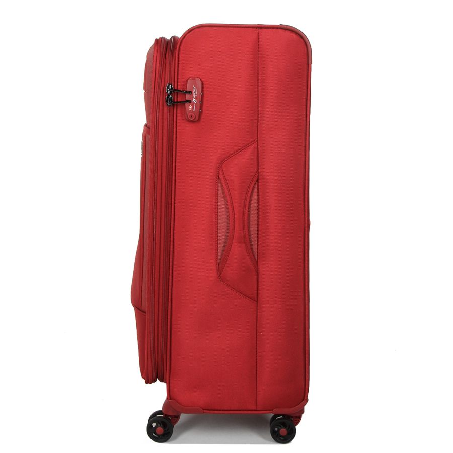Чемодан большой L тканевый Airtex 832 80×48×32см 103л Красный