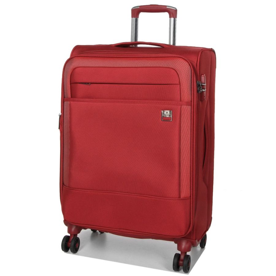 Чемодан средний M тканевый Airtex 832 70×43×28см 69л Красный