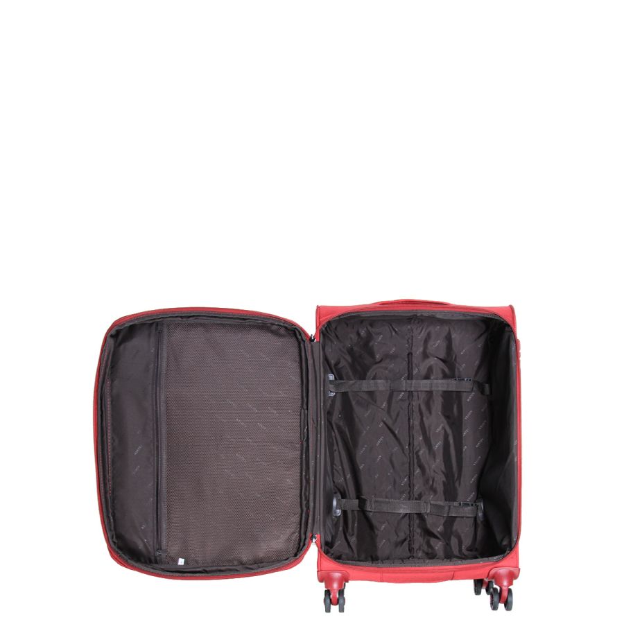 Чемодан средний M тканевый Airtex 832 70×43×28см 69л Красный