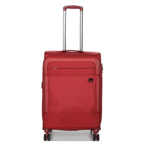 Чемодан средний M тканевый Airtex 832 70×43×28см 69л Красный
