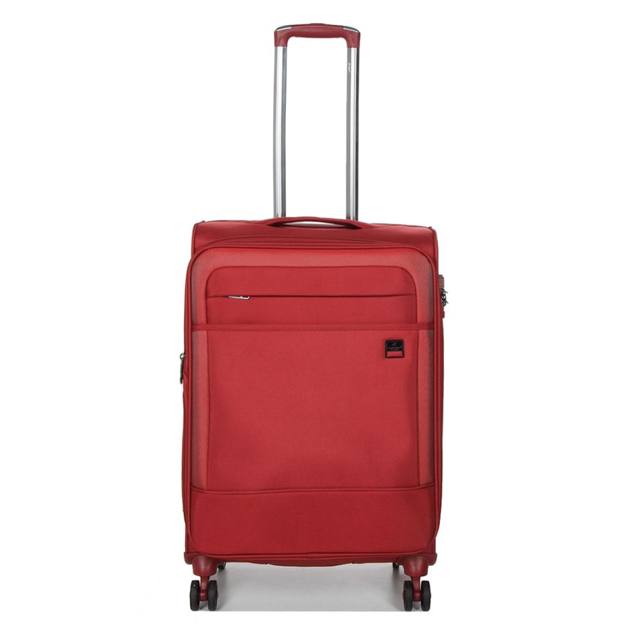 Чемодан средний M тканевый Airtex 832 70×43×28см 69л Красный