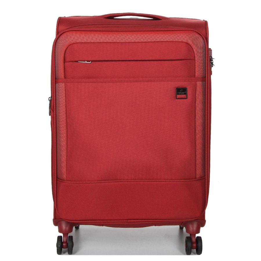 Чемодан средний M тканевый Airtex 832 70×43×28см 69л Красный