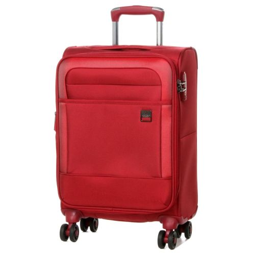 Чемодан маленький S тканевый Airtex 832 60×37×23см 37л Красный