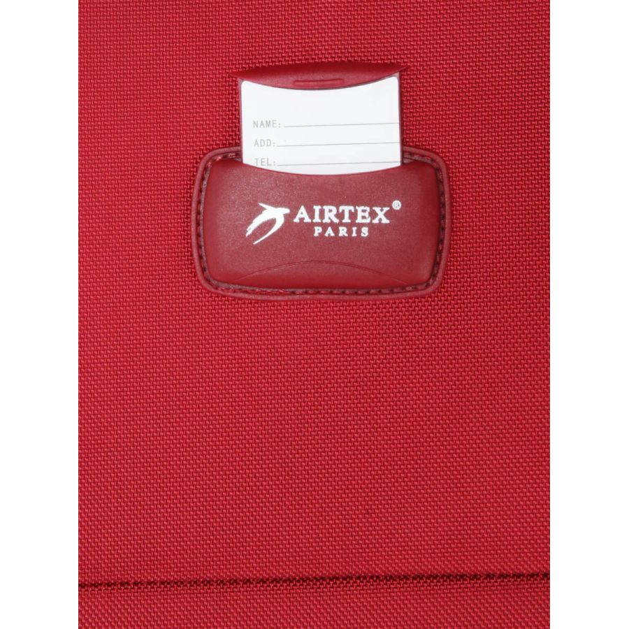 Чемодан маленький S тканевый Airtex 832 60×37×23см 37л Красный