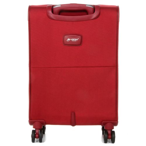 Чемодан маленький S тканевый Airtex 832 60×37×23см 37л Красный