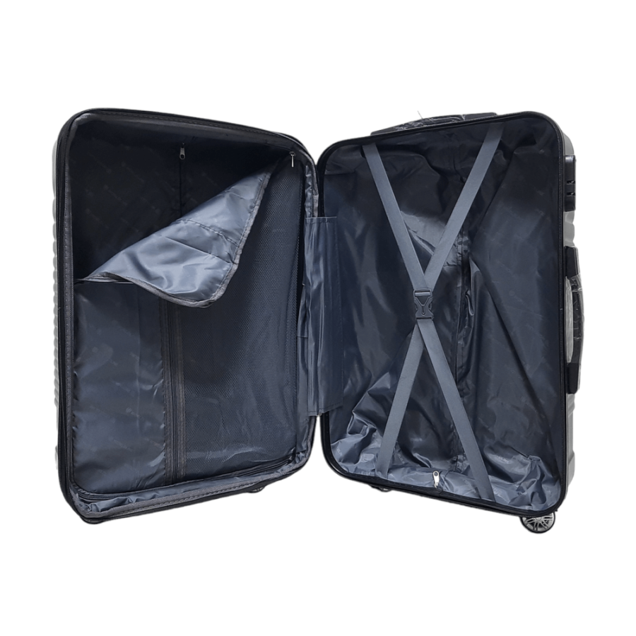 Чемодан средний M ABS-пластик Worldline Airtex 652 69×45×29см 88л Серый
