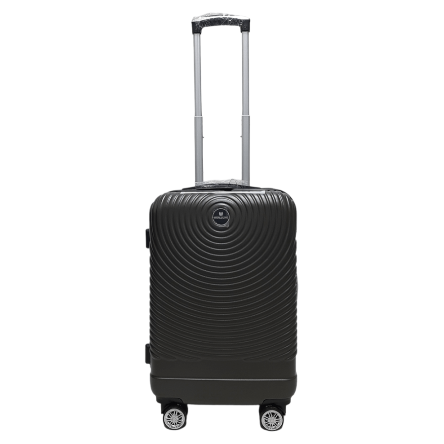 Чемодан маленький S ABS-пластик Worldline Airtex 652 60×39×25см 58л Серый