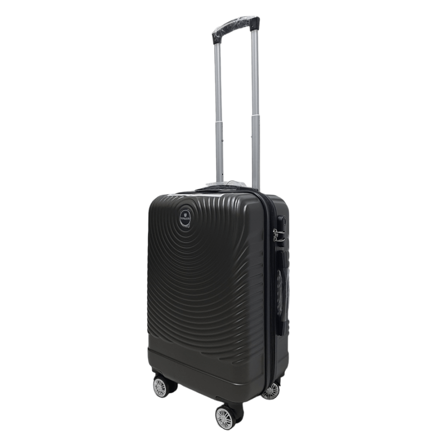 Чемодан маленький S ABS-пластик Worldline Airtex 652 60×39×25см 58л Серый