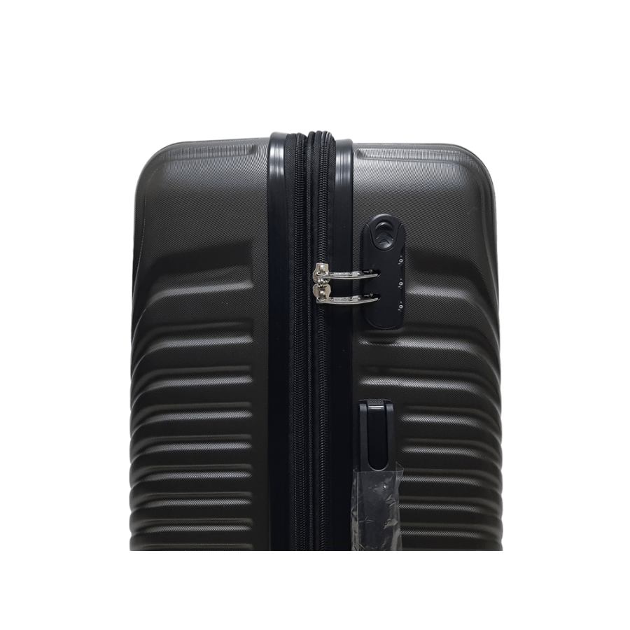 Чемодан маленький S ABS-пластик Worldline Airtex 652 60×39×25см 58л Серый