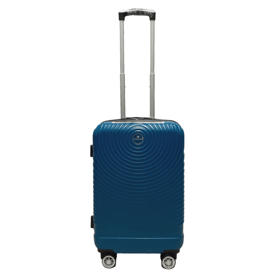 Чемодан маленький S ABS-пластик Worldline Airtex 652 60×39×25см 58л Синий