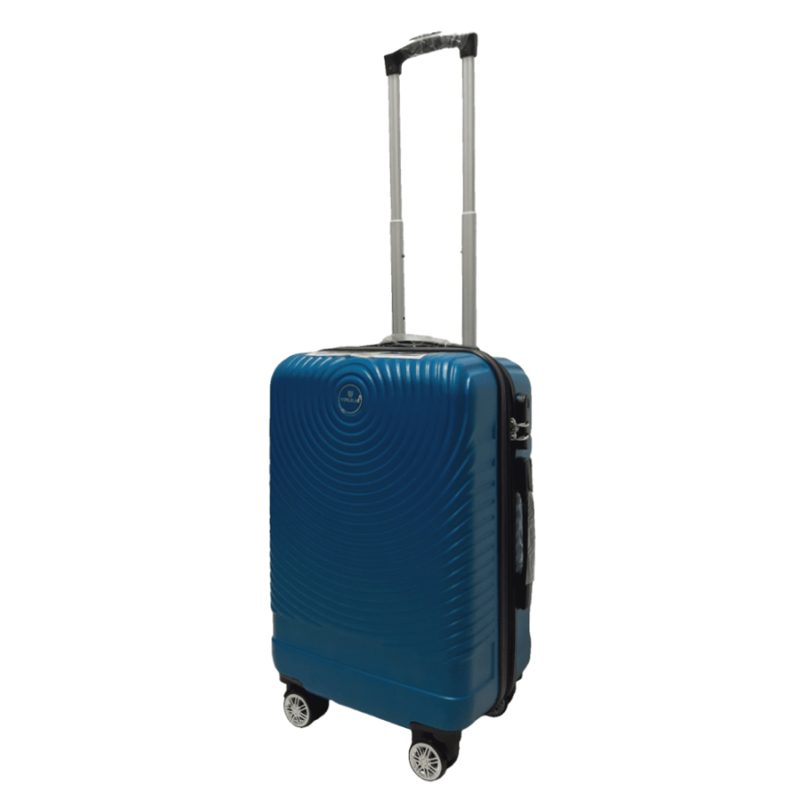 Чемодан маленький S ABS-пластик Worldline Airtex 652 60×39×25см 58л Синий