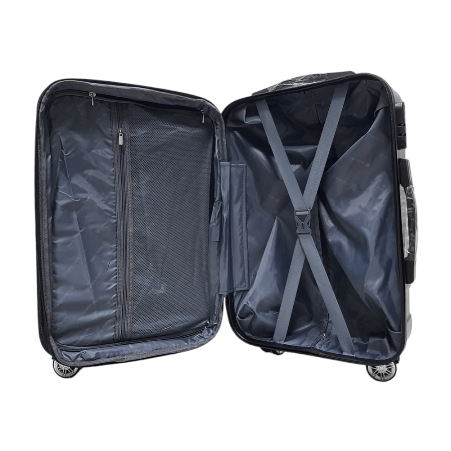 Чемодан маленький S ABS-пластик Worldline Airtex 652 60×39×25см 58л Синий