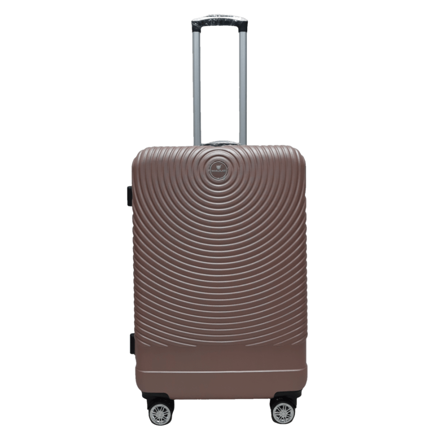 Чемодан средний M ABS-пластик Worldline Airtex 652 69×45×29см 88л Розовое золото