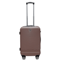 Чемодан маленький S ABS-пластик Worldline Airteх 652 60×39×25см 58л Розовое золото