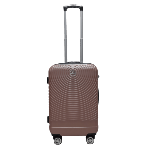 Чемодан маленький S ABS-пластик Worldline Airtex 652 60×39×25см 58л Розовое золото