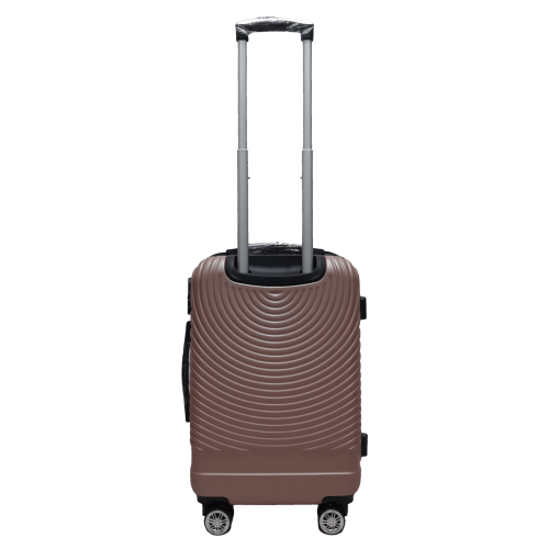 Чемодан маленький S ABS-пластик Worldline Airtex 652 60×39×25см 58л Розовое золото