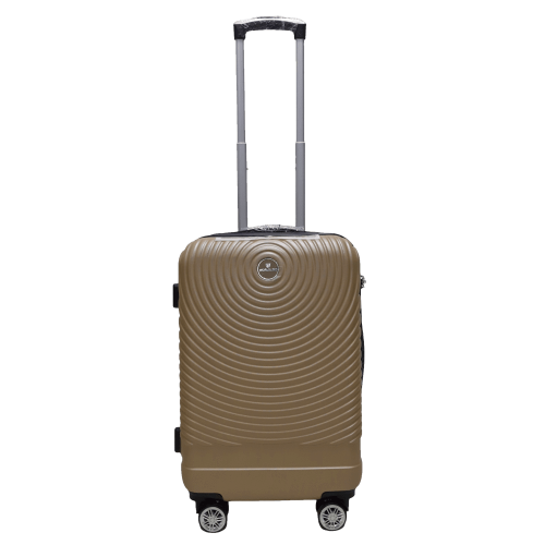 Чемодан маленький S ABS-пластик Worldline Airtex 652 60×39×25см 58л Шампань
