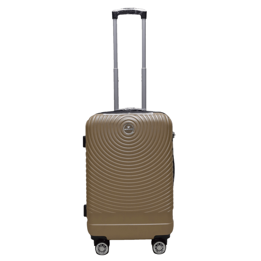 Чемодан маленький S ABS-пластик Worldline Airtex 652 60×39×25см 58л Шампань