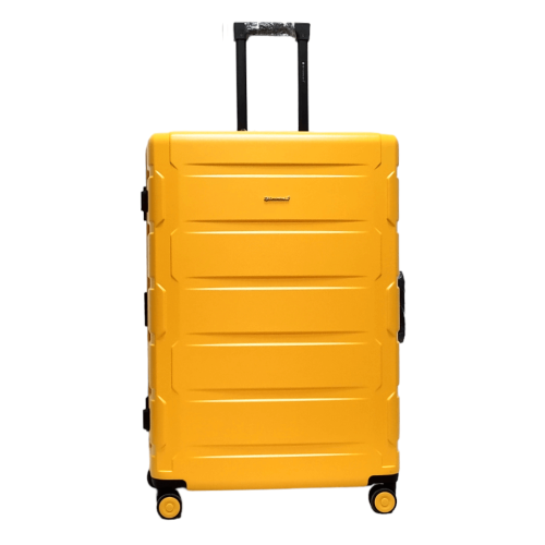 Чемодан большой L поликарбонат Snowball 20503 77×54×33см 112л Желтый