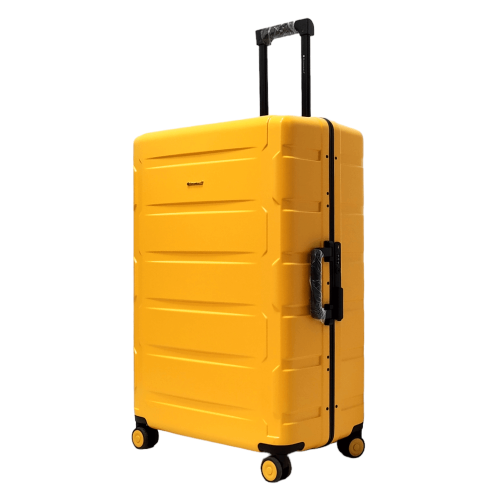 Чемодан большой L поликарбонат Snowball 20503 77×54×33см 112л Желтый