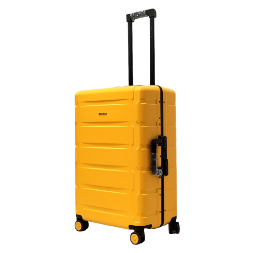 Чемодан средний M поликарбонат Snowball 20503 67×46×28см 72л Желтый