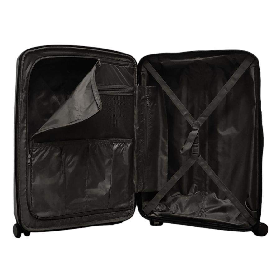 Чемодан средний M полипропилен Airtex 223 68×48×26см 68л Черный