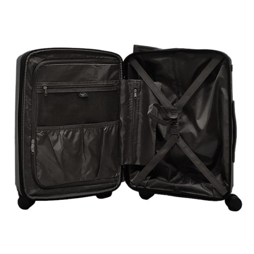 Чемодан маленький S полипропилен Airtex 223 58×40×22см 38л Черный