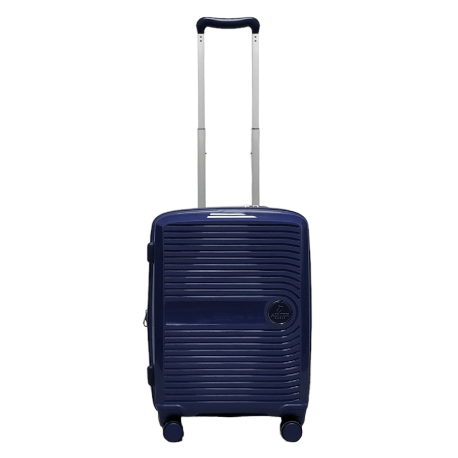 Чемодан маленький S полипропилен Airtex 223 58×40×22см 38л Темно-синий