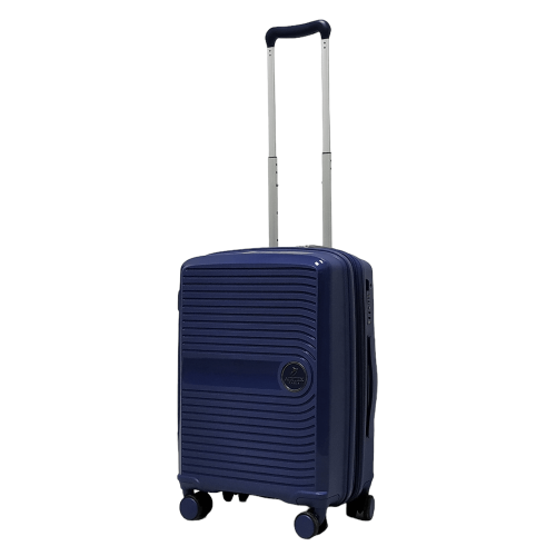 Чемодан маленький S полипропилен Airtex 223 58×40×22см 38л Темно-синий