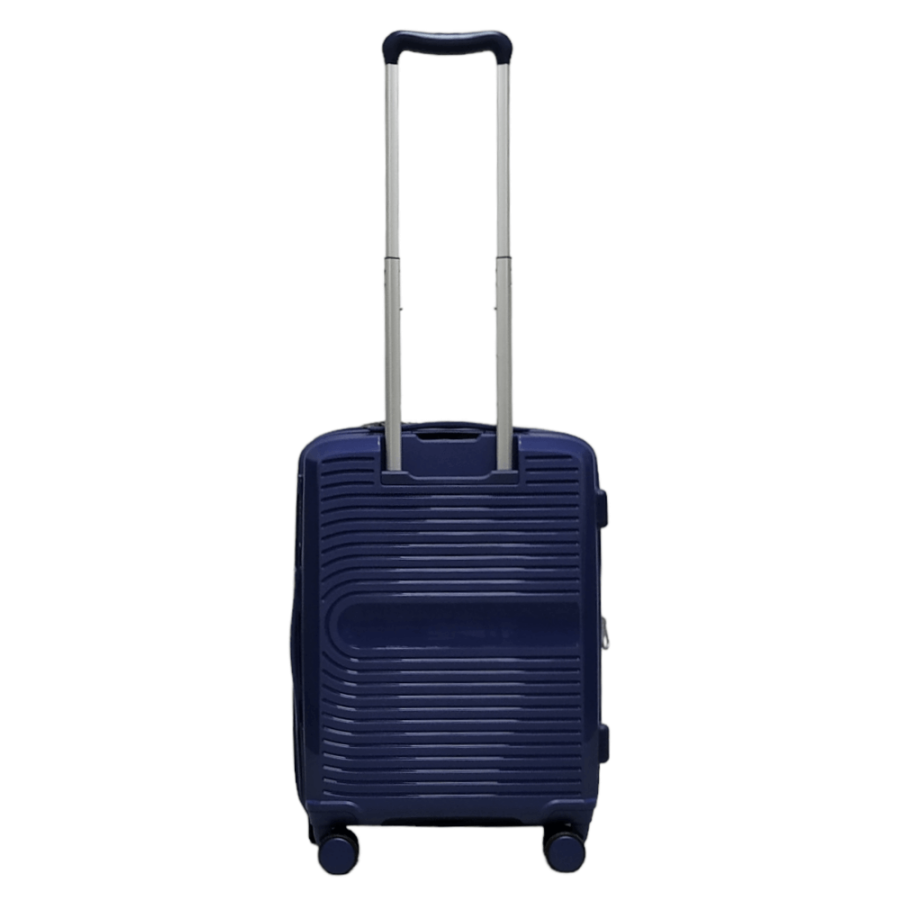 Чемодан маленький S полипропилен Airtex 223 58×40×22см 38л Темно-синий