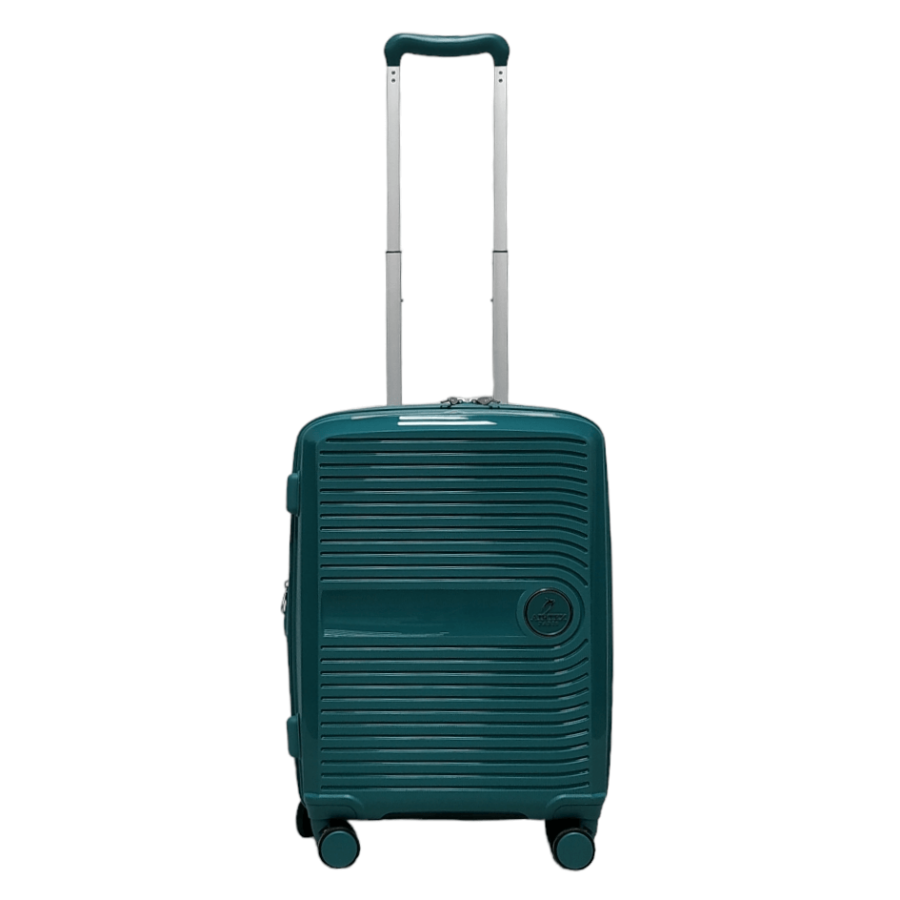 Чемодан маленький S полипропилен Airtex 223 58×40×22см 38л Бирюзовый