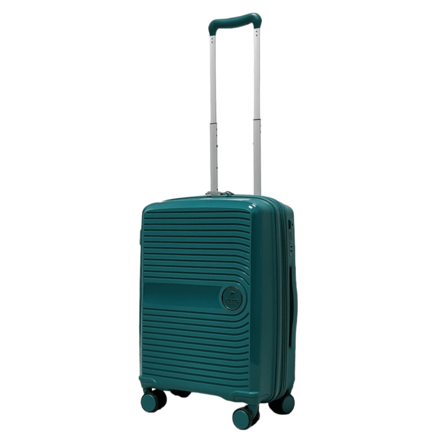 Чемодан маленький S полипропилен Airtex 223 58×40×22см 38л Бирюзовый
