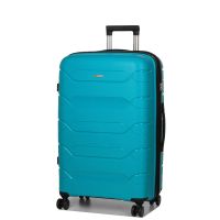 Чемодан большой L полипропилен  Worldline Airteх 282 109л 74×47×30см Бирюзовый