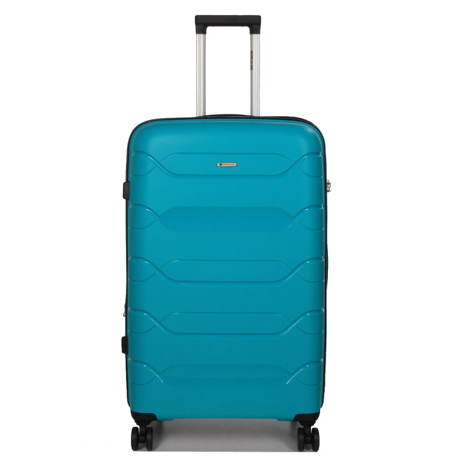 Чемодан большой L полипропилен  Worldline Airtex 282 109л 74×47×30см Бирюзовый