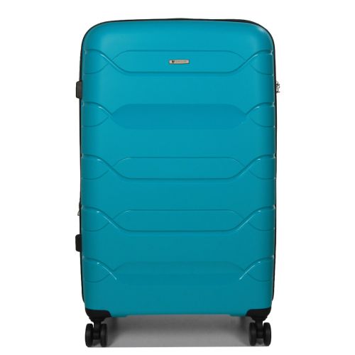 Чемодан большой L полипропилен  Worldline Airtex 282 109л 74×47×30см Бирюзовый
