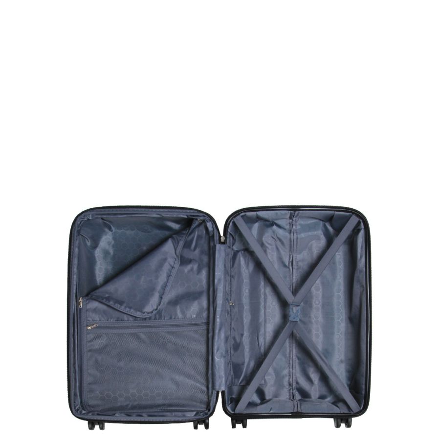 Чемодан средний M полипропилен Worldline Airtex 282 74л 64×41×26см Бирюзовый