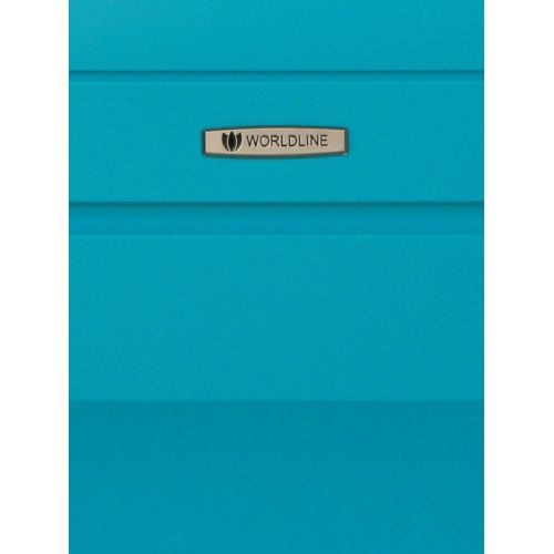 Чемодан средний M полипропилен Worldline Airtex 282 74л 64×41×26см Бирюзовый
